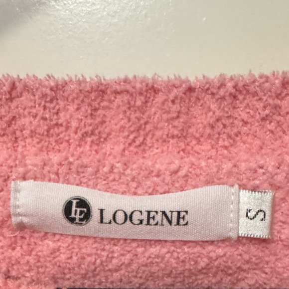 LOGENE Women's Oversized Sweater Crewneck Long Sleeve Soft Fuzzy Knit Size: S - Picture 11 of 12